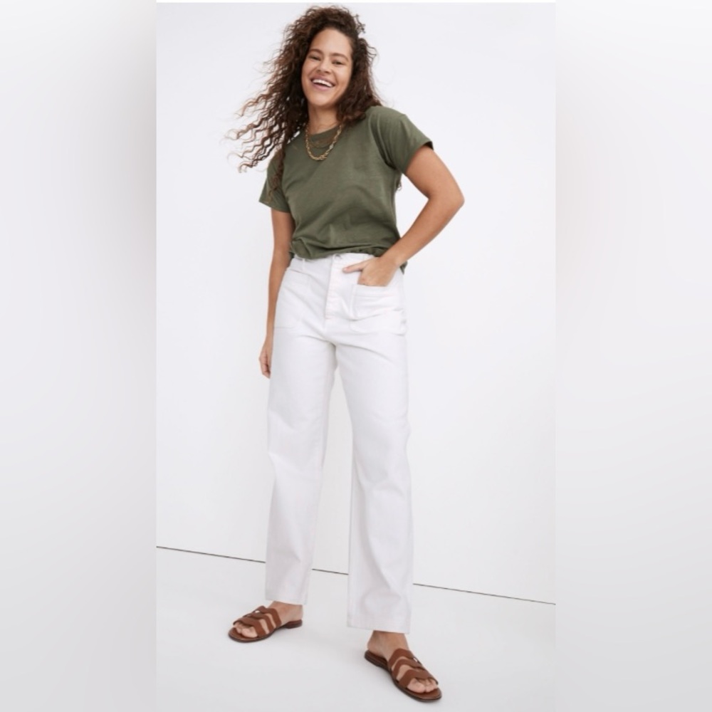 💥PRICE DROP💥 The Dadjean in Tile White: Patch Pocket Edition
